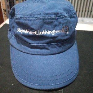 Texas Hold 'Em Poker - SF One Size Fits All Navy Blue Adjustable Army Style Hat